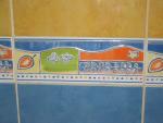 Bathroom tile detail.