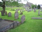 Graveyard next to the church.