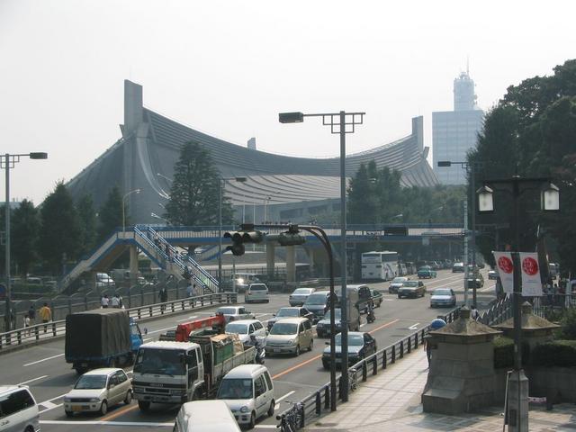 Kenzo Tange's Olympic Arena, built 1964.